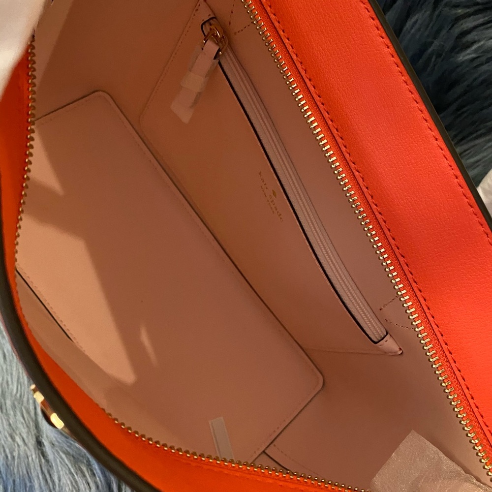 Kate spade ♠️ coral tote! NWT GORGEOUS! - Picture 6 of 12